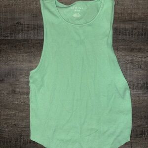 American Eagle green rib tank